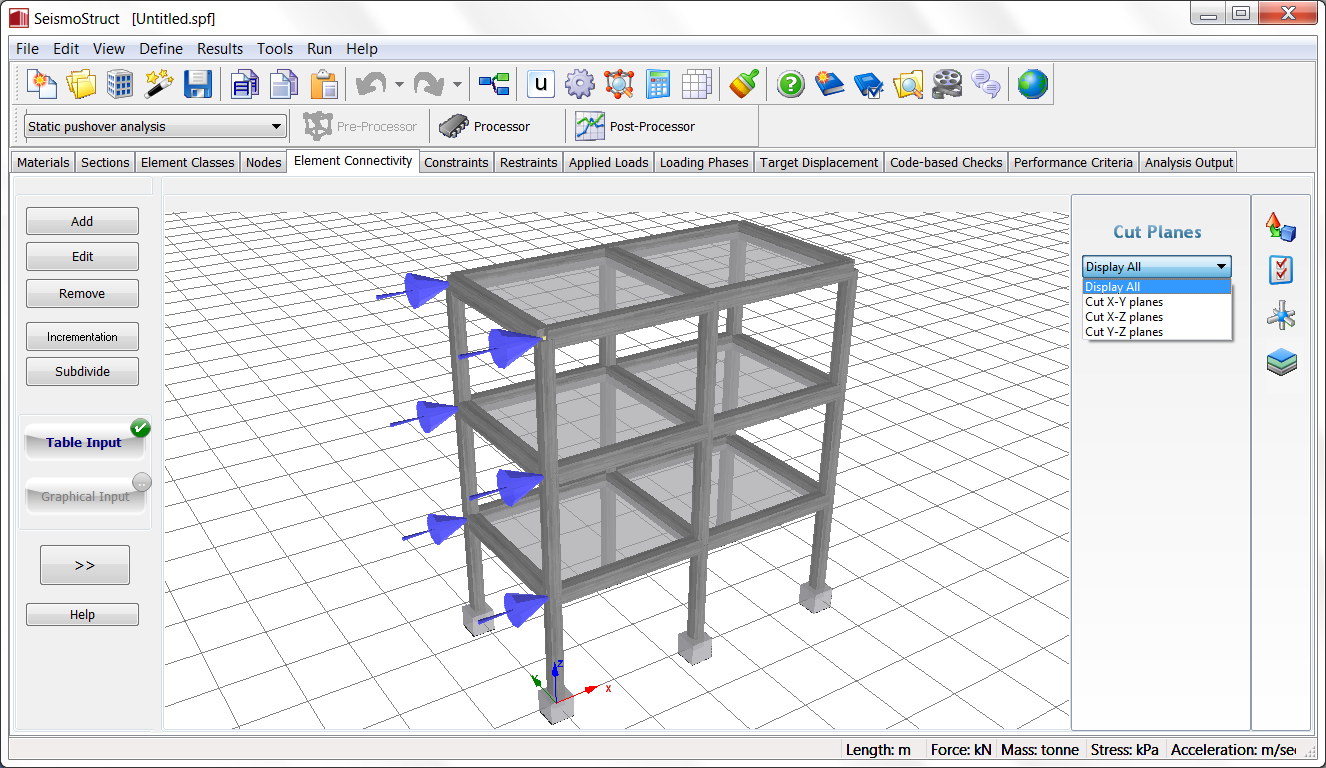 Display Settings and 3D Plot Options